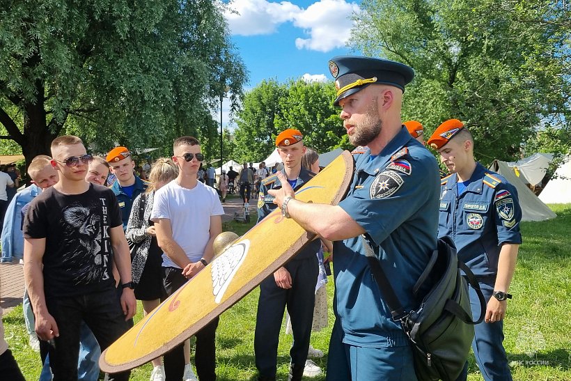 Курсанты Академии посетили фестиваль исторической реконструкции «Времена и эпохи»